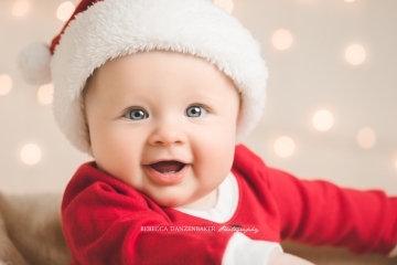 Santa baby photography