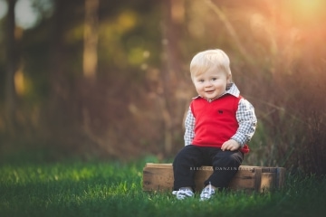 One year old baby photography session