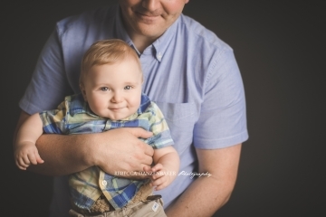 Baby and father photography