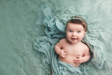 Five month old baby portrait in Northern Virginia