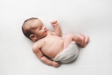 Five Week Old Baby portraits in Northern Virginia