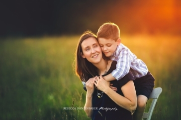 Mother and son family photography