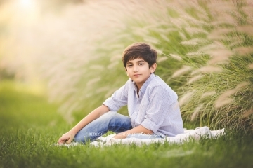 summertime family portraits in Ashburn