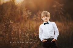 Boy in bowtie in field portrait Boy in bowtie in field portrait
