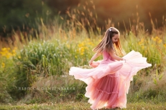 pink dress twirling pink dress twirling