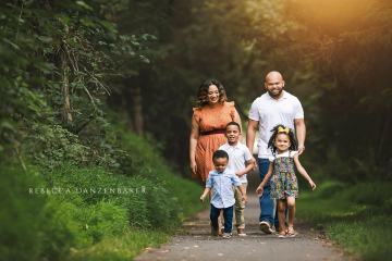 Summer outdoor family photography