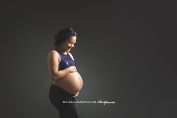 Studio maternity photography