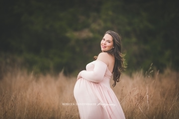 Maternity portrait twins