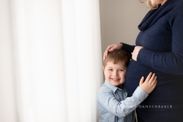 Maternity portraits in Northern Virginia studio