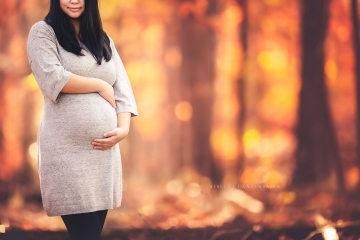 Fall maternity photography