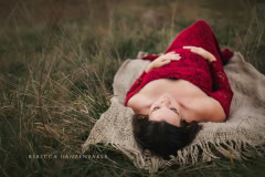 Red Dress maternity portraits Red Dress maternity portraits