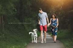 Maternity portrait including dog Maternity portrait including dog