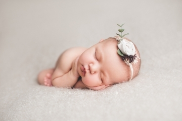 Newborn girl photography