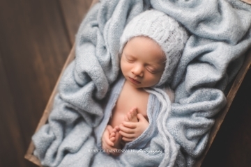 Newborn photography with props