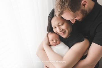 Newborn natural light studio