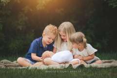 Outdoor newborn and sibling photo session Outdoor newborn and sibling photo session