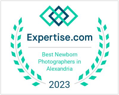 Named best newborn photographer in Alexandria VA by Expertise.com